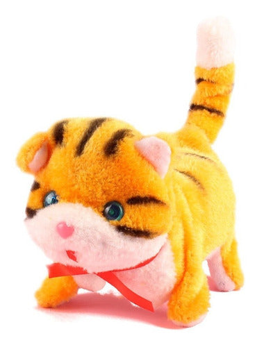 Walking Cat Plush Toy with Light, Sound, and Motion - Battery Operated - Palermo/Florida Pickup 0