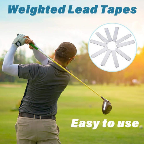 Pack of 5 Lead Strips for Balancing Golf Clubs Tennis Rackets 3