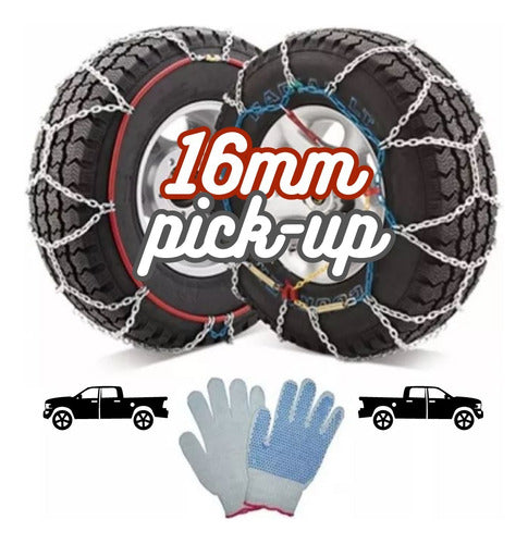 Quickly Snow Chains Truck 16mm Kb250 255/60-17 0