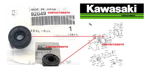 Kawasaki Original Water Pump Seal Kit KXF 250 04/20 1