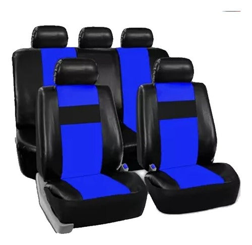 Universal Adjustable Faux Leather Seat Covers Chevrolet Agile Corsa Astra Classic 2