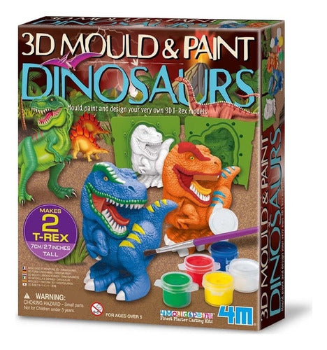 4M Dinosaurios Moldea Y Pinta 0