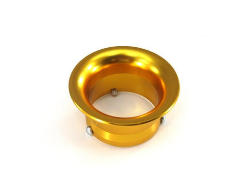 Generic Corneta Entrada Aire Para Carburador 63mm Color Dorado 0