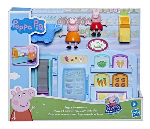 Hasbro Peppa Pig And Mummy Pig Supermarket Adventure Figure + Accessories 0