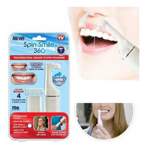 Pulidor Limpiador Blanqueador Dental Electronico Dientes Pro 4