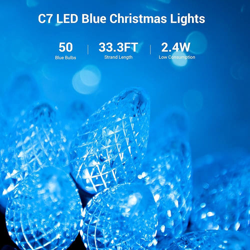 Dewenwils C7 Led Luces Navideñas Al Aire Libre, 33.3ft 50led 1