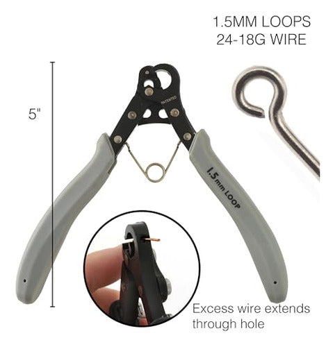 Alicate Bucle Joyeria Step Looper Pliers 1.50mm Alambre 2