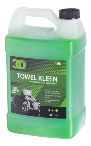 3D Towel Kleen / Microfiber Cleaning Soap 4 Lts 0