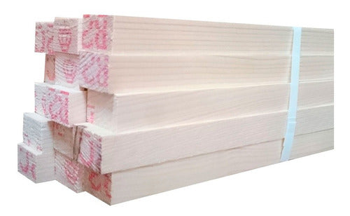 Balsa Wood Strip 40x40mm x 90cm Long - High Quality Craft Material 0