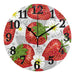 AHOMY Round Strawberry Wall Clock Art Decoration for Home 0