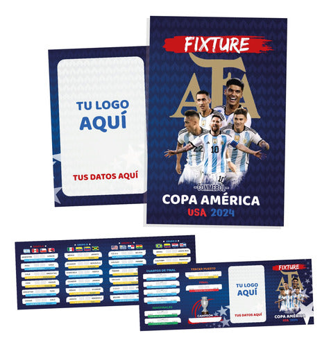 Grafica Mym Fixture Copa America USA 2024 X 50 Unid 0