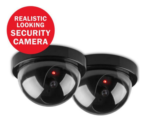 Annke 2 X Fake Dummy Dome Security Cameras 1