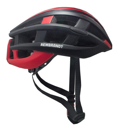 Rembrandt Lightweight Adjustable Ventilated Adult Bike Helmet with Light 0