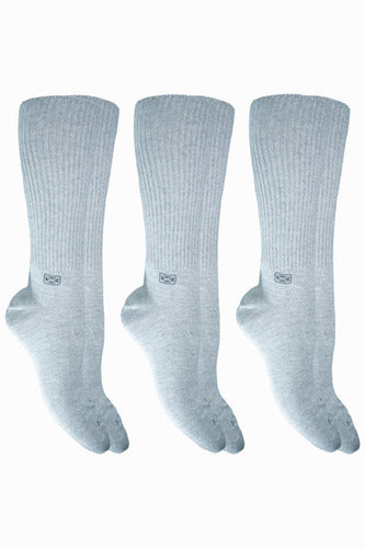 Pack of Long Reinforced Sox Basic Soft Cotton Socks - Set of 3 Pairs 21