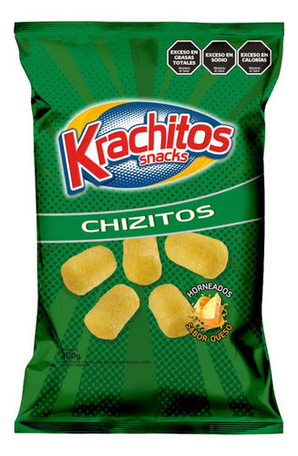 Pack of 12 Krachitos Cheese Flavored Corn Sticks - 300 Grs 0