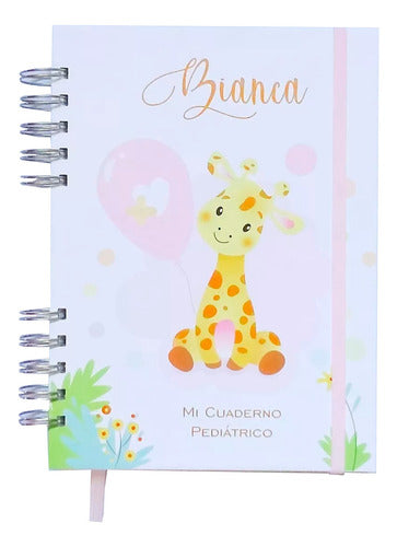 Personalized Hardcover Pediatric Notebook with Name 0
