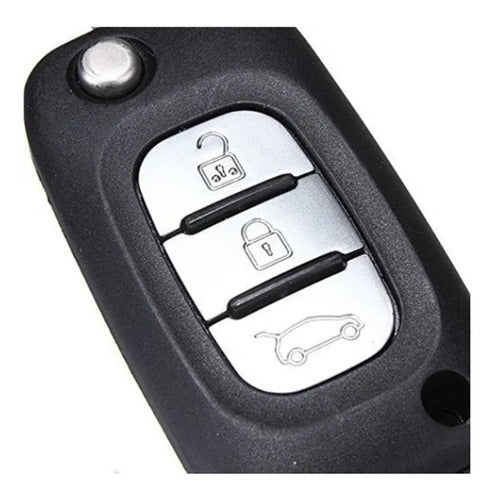 Renault Fluence 3-Button Key Shell Case 1