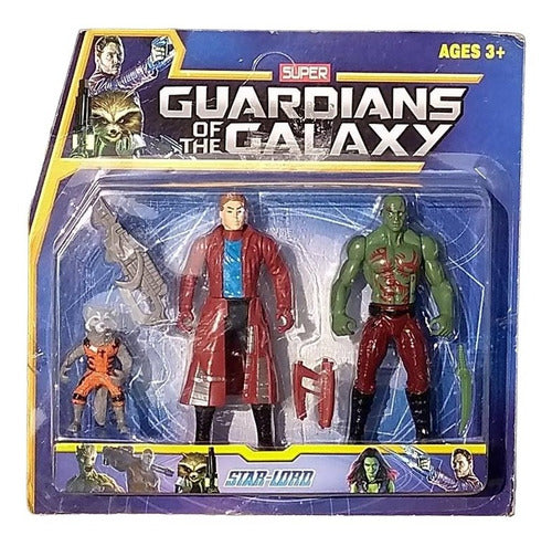 Guardians of the Galaxy Set: Muñecos Guardianes De La Galaxia X3 Armonyshop 0