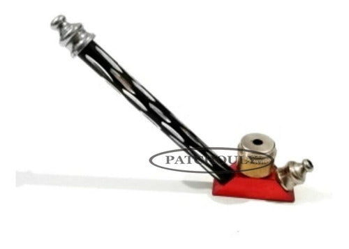 Patchouly Artesanias Metal Pipe With Long Detachable Lid 13.7 Cm. Color 2