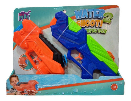 Isakito Water Shoot Super Gun - Water Pistol X2 0