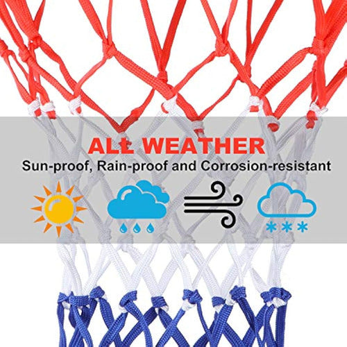 Hsei - Replacement Basketball Net for All Weather 5