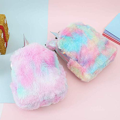 Yorki Girls Plush Unicorn Backpack Fashion 5