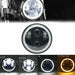 LED 7 Inch Cafe Racer Headlight for Motorcycle - Cree LED Optics 2