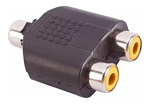 RCA Female to 2 RCA Female Adapter 0