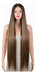 Hisan Chestnut Degrade Lace Front Humanized Wig 1 Meter 3