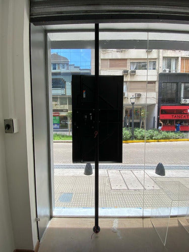 Columna Giratoria Para Tv 360° De 0,80 Cm Negro 6