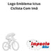 Logo Emblema Ictus Ciclista Com Imã 1