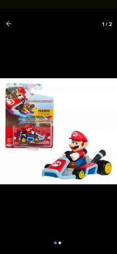 Pack 3 Figuras Mariokart Yoshikart Y Luigikart Originales 1