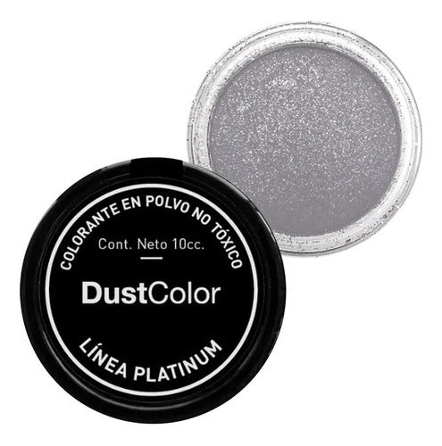 Colorante Perlado Comestible Platinum Gris Cuarzo Dust Color 1