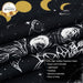 Uspring Skull Tapestry Moon Phase Tapestry Stars Starry Tape 4