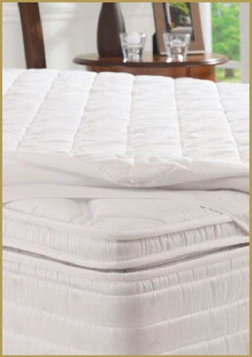 Bed&Co Adjustable Matelassé Mattress Protector 2 1/2 Plazas 140x190cm 4