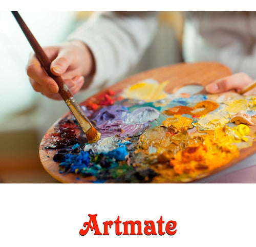 Artmate Oval Wood Palette for Painting 30x40 1