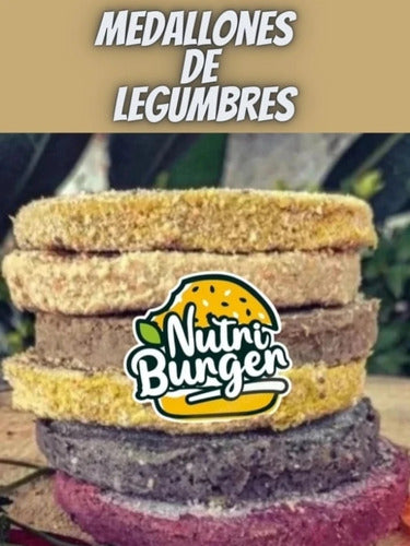 Nutri Burger Vegetarian Vegan Vegetable Legume Medallions 2