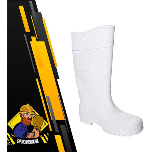 Ombu High-top White Rain Boot Size 46 0