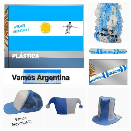 Cotillon Argentina Combo Futbol Mundial Kit 08 Carioca Qatar 3