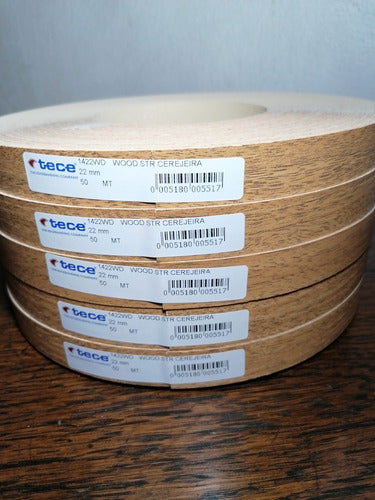 Tece Melamine Cherry Edge Banding 22 Mm X 50 Mts With Adhesive 1