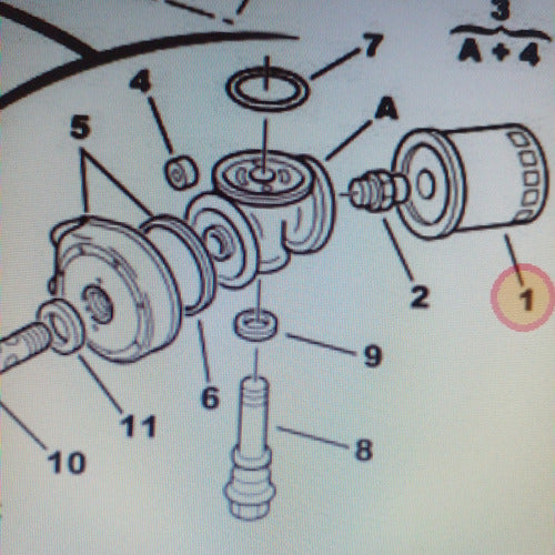 PSA Filtro De Aceite Jumper / Boxer Motor 2.8 Hdi 1