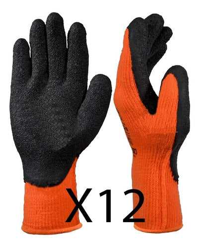 Randon Work Gloves Rough Palm Latex Non-Slip T10 X12 1