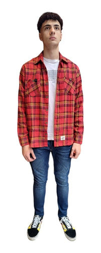 No Name Flannel Blend Urban Fashion Shirt for Men 2