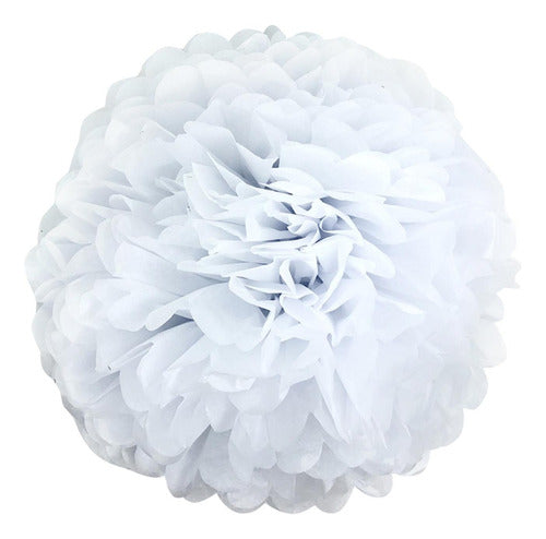 Generic Tissue Paper Pom-Pom - 40 cm - 26 Available Colors 0