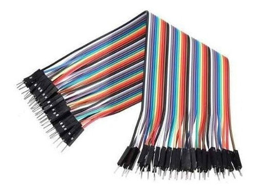 Pack 40 Cables Macho Macho 10cm Dupont Arduino Y Protoboard 1