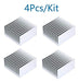 Awxlumv 4pcs 40mm Heat Sink Kit 40 x 40 x 20 mm /1.57 x 1.57 x 0.79 inches 1