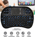 Mini Teclado Tv Smart Control Remoto Inalámbrico Con Luz 1