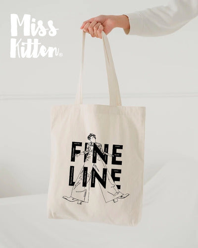 Miss Kitten Tote Bag Harry Styles Fine Line Silhouette 1