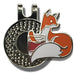 Mulligan Hooligan Fox Ball Marker + Magnetic Hat Clip 0