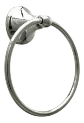 Delta Limay Chrome Metal ABS Towel Ring Accessory 0